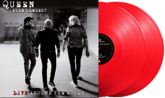 Queen + Adam Lambert - 2020 Live Around The World - Red vinyl LP/Download - 250 kr.